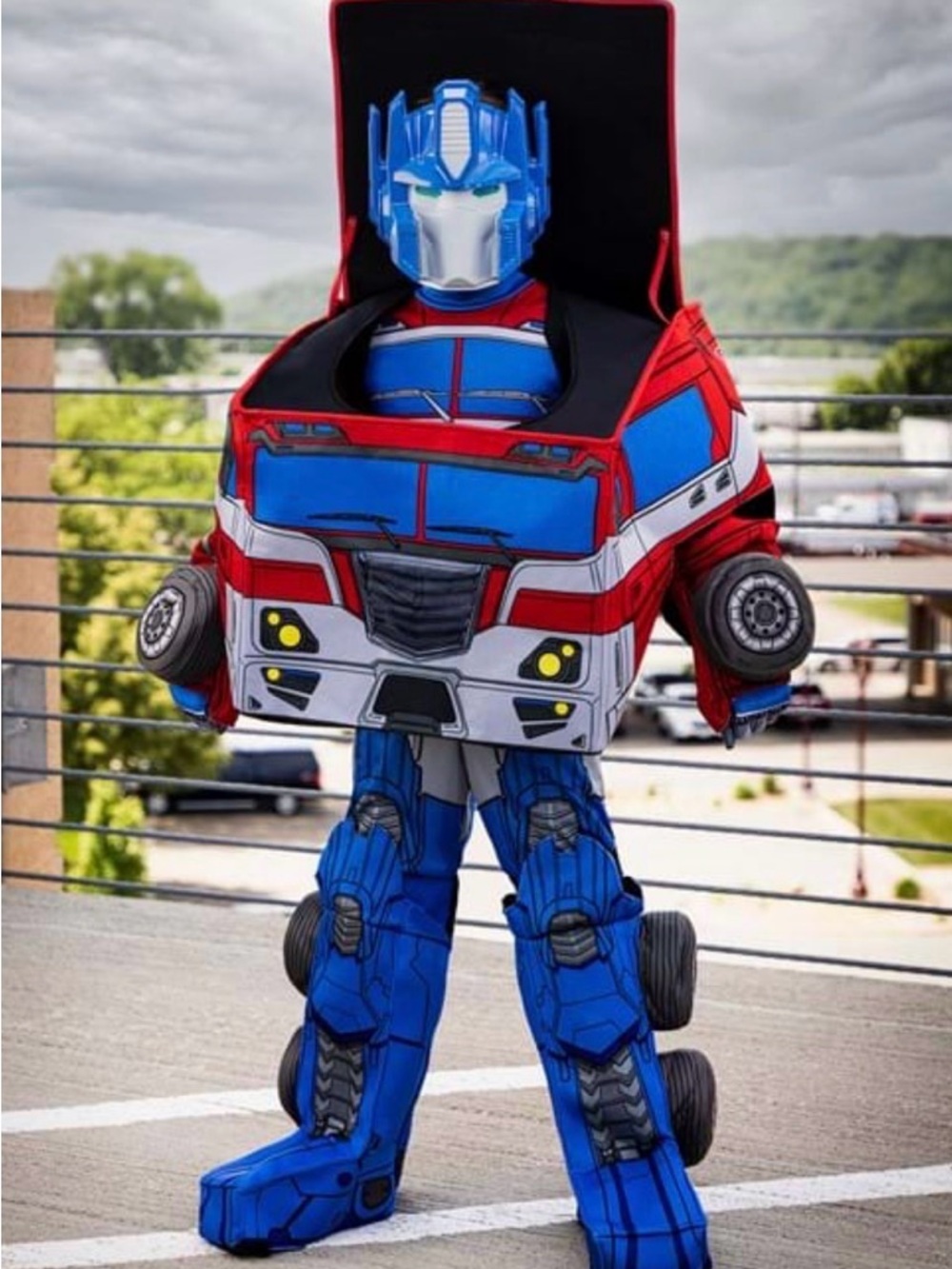 Disguise Converting Optimus Prime child costume. NWT various sizes
